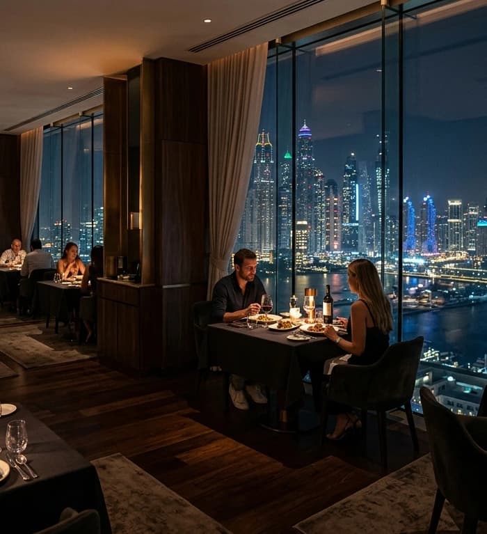 Main dining room at Onyx & Gilt